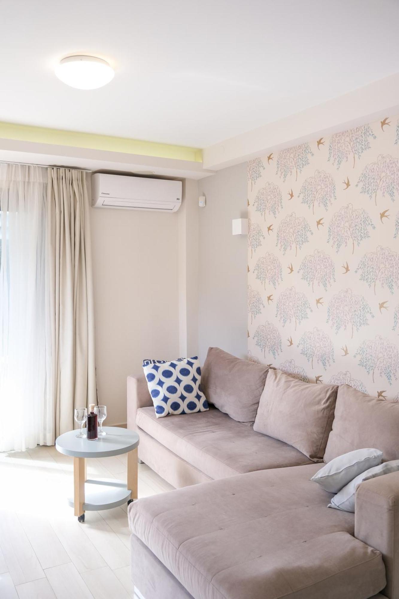 Glaros Casa Verde - Cozy Flat With Garden Near Beach カト・ダラトソ エクステリア 写真