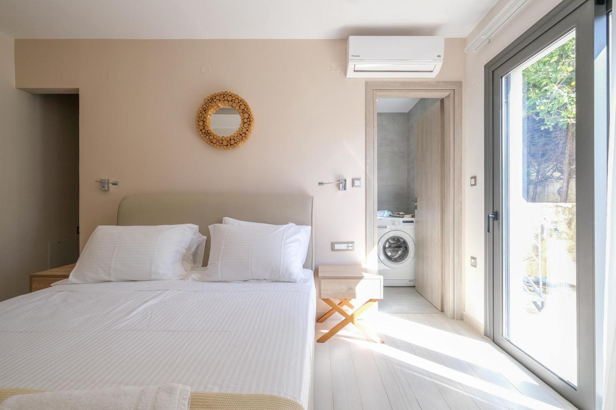 Glaros Casa Verde - Cozy Flat With Garden Near Beach カト・ダラトソ エクステリア 写真