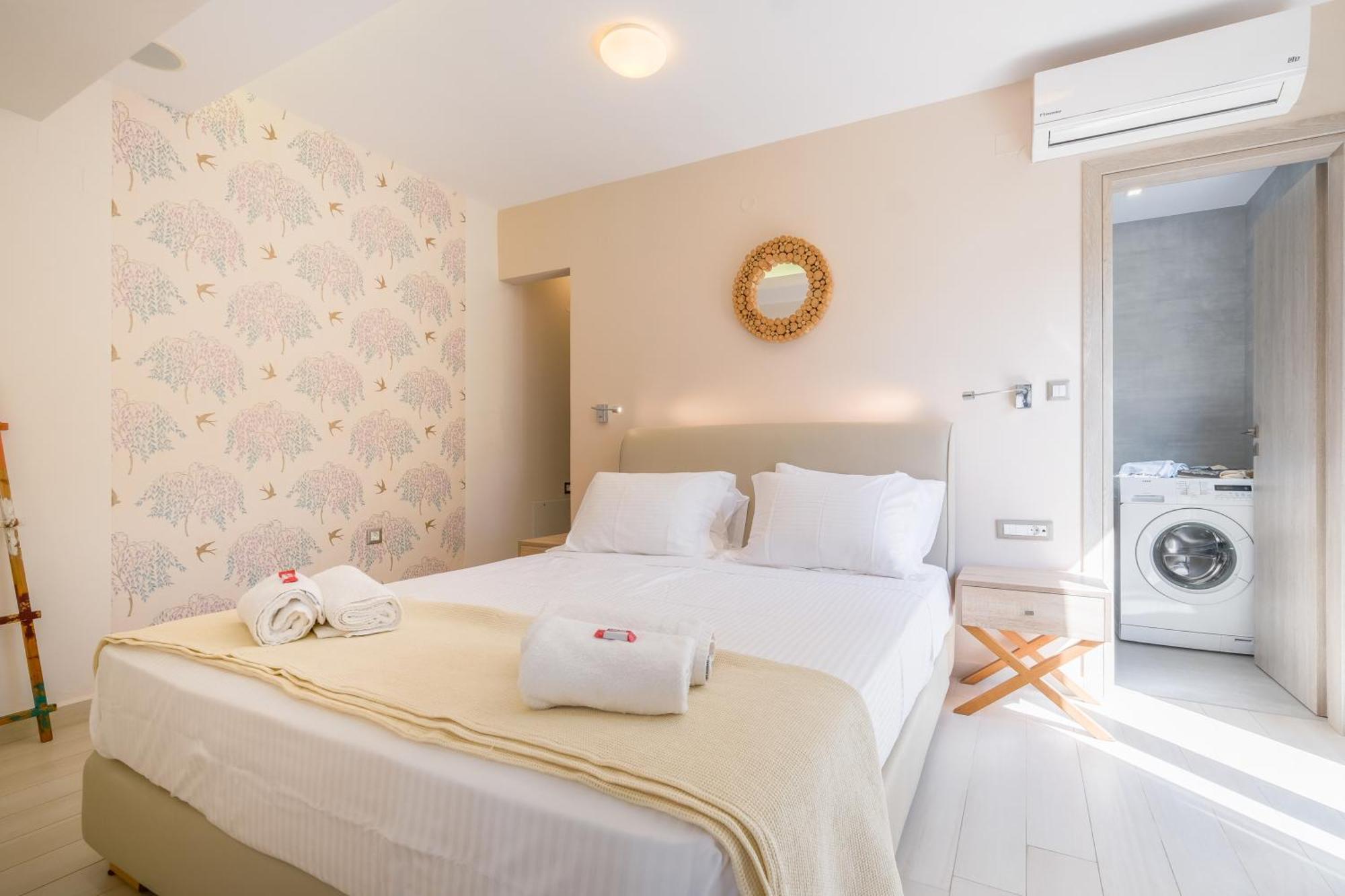 Glaros Casa Verde - Cozy Flat With Garden Near Beach カト・ダラトソ エクステリア 写真